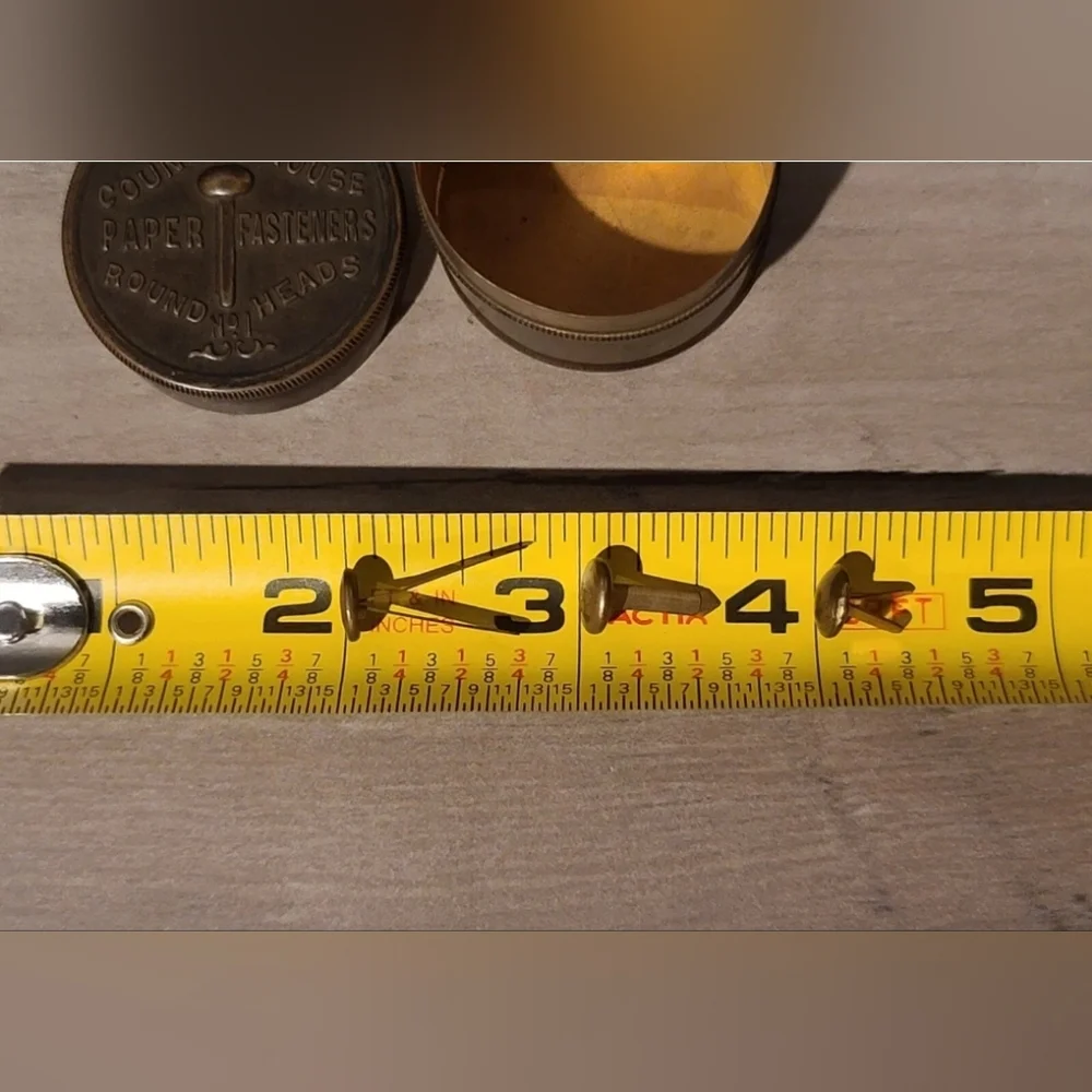 Paper Fasteners 100 Counting House Round Heads No. 1, [ Read Details ]